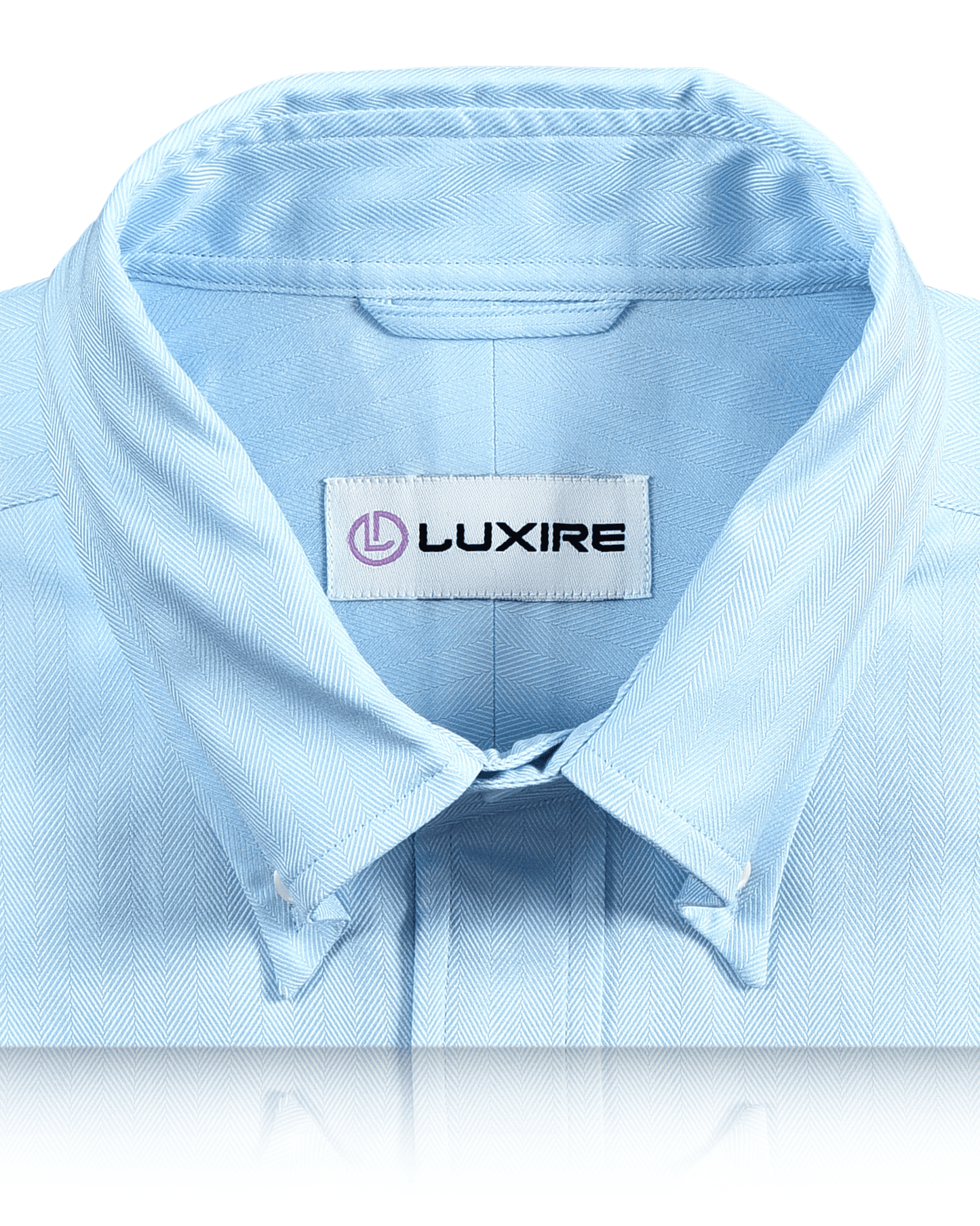 Turquoise Herringbone Shirt