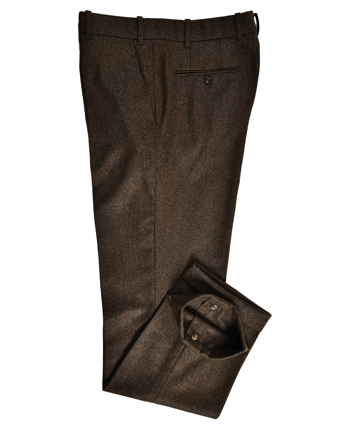 EThomas: Tobacco Brown Classic Flannel - 2