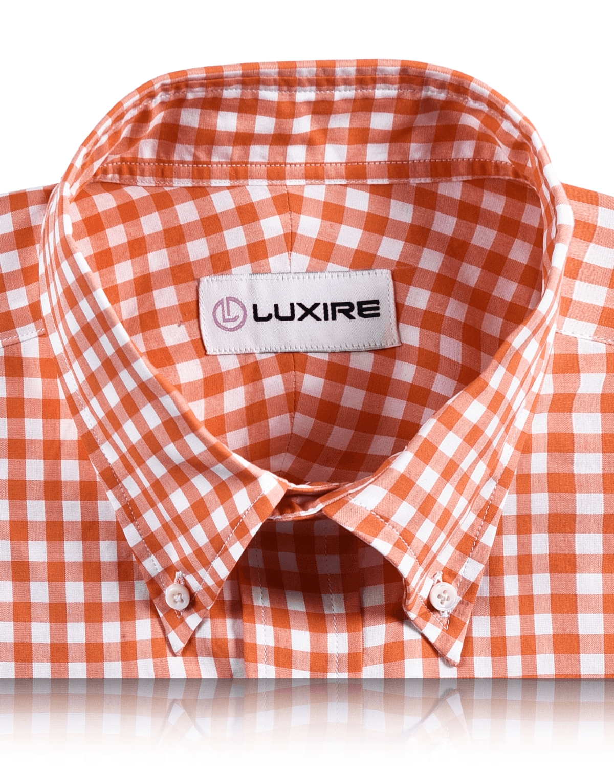 Cotton Orange Gingham - 2