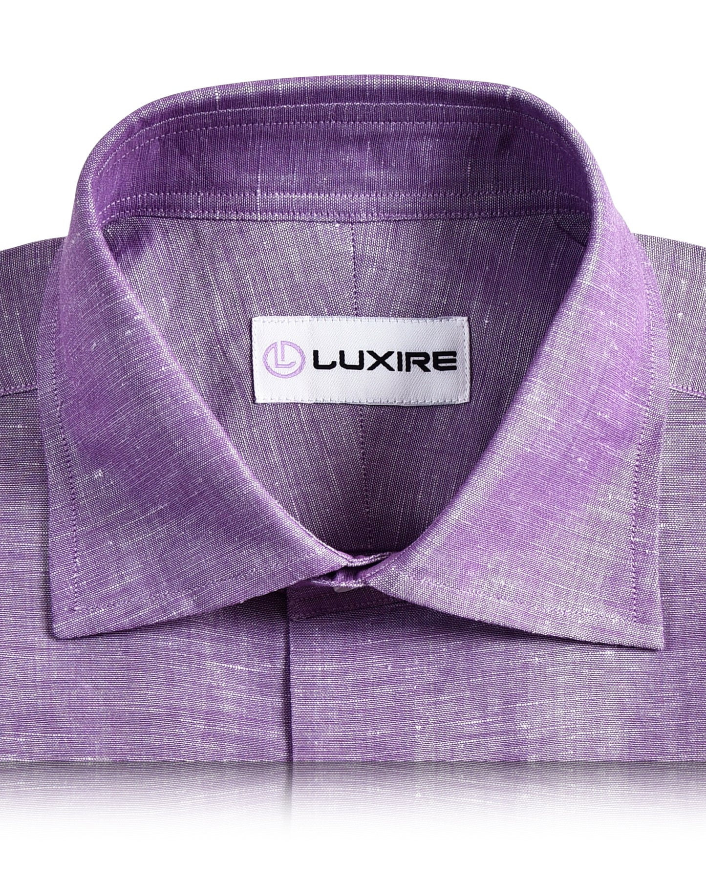 Cotton Linen: Plain Purple Chambray