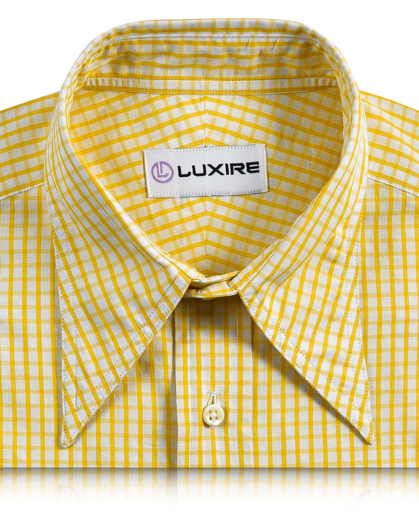 Friday Shirt: Yellow Graph Checks