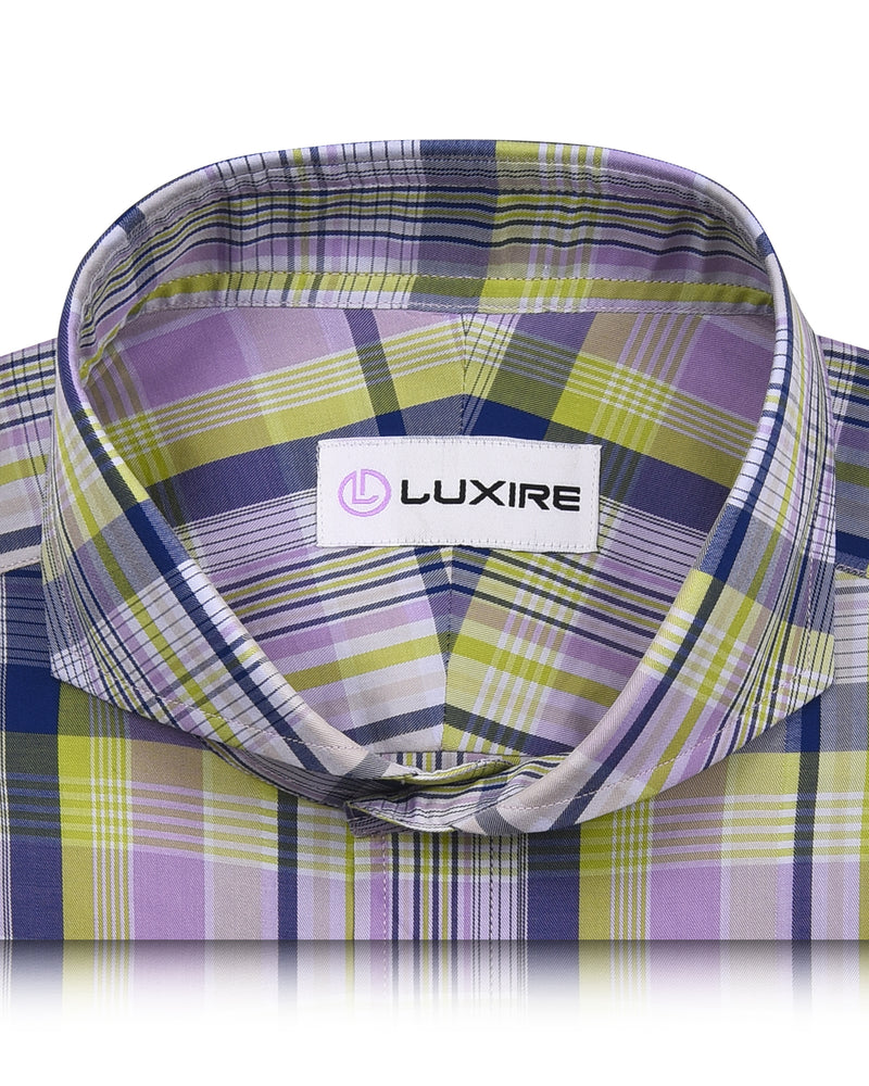 Muave Blue Lime Checks 140/2