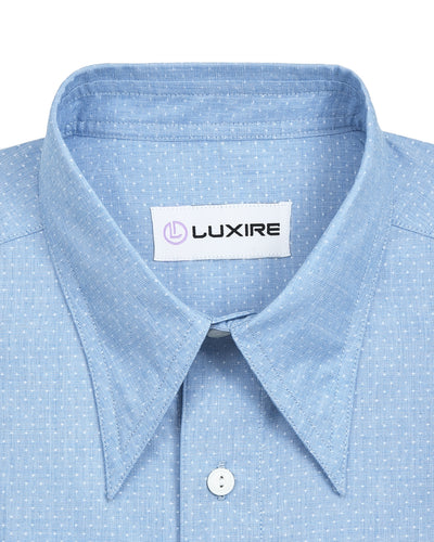 Dotted Pale Blue End on End