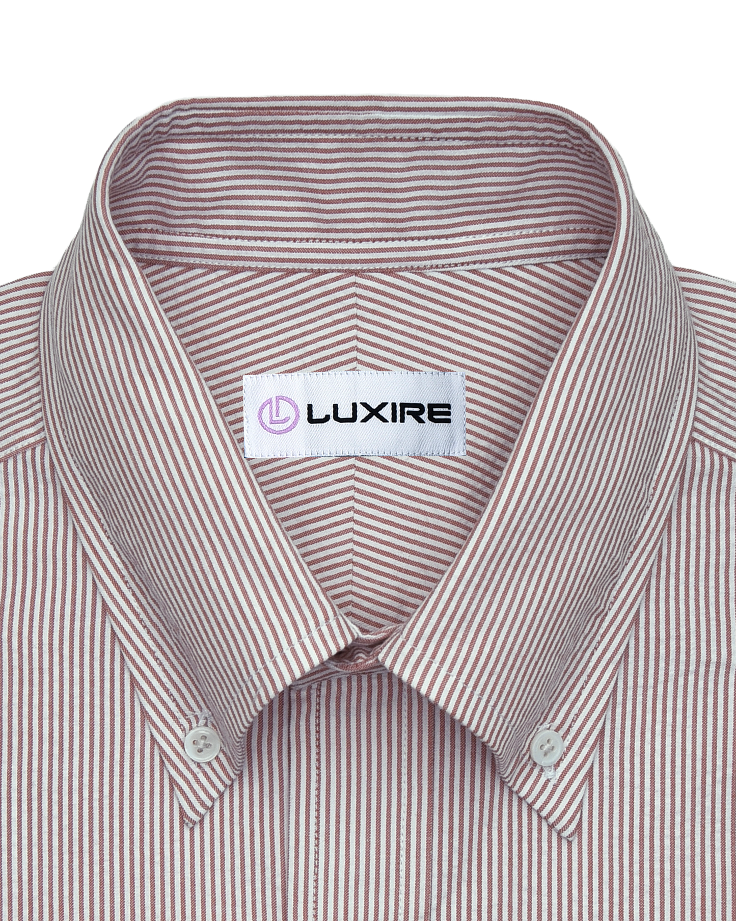 Maroon Dress Stripes Seersucker