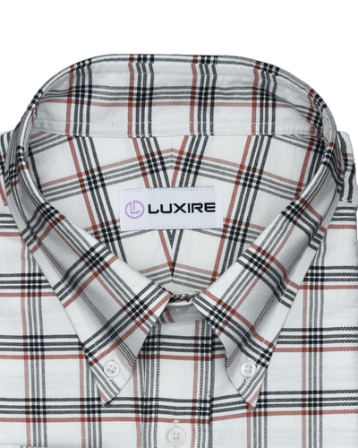 Red Navy Tattersall Checks Shirt