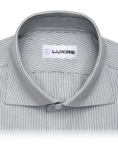 Black on White Pin Stripes