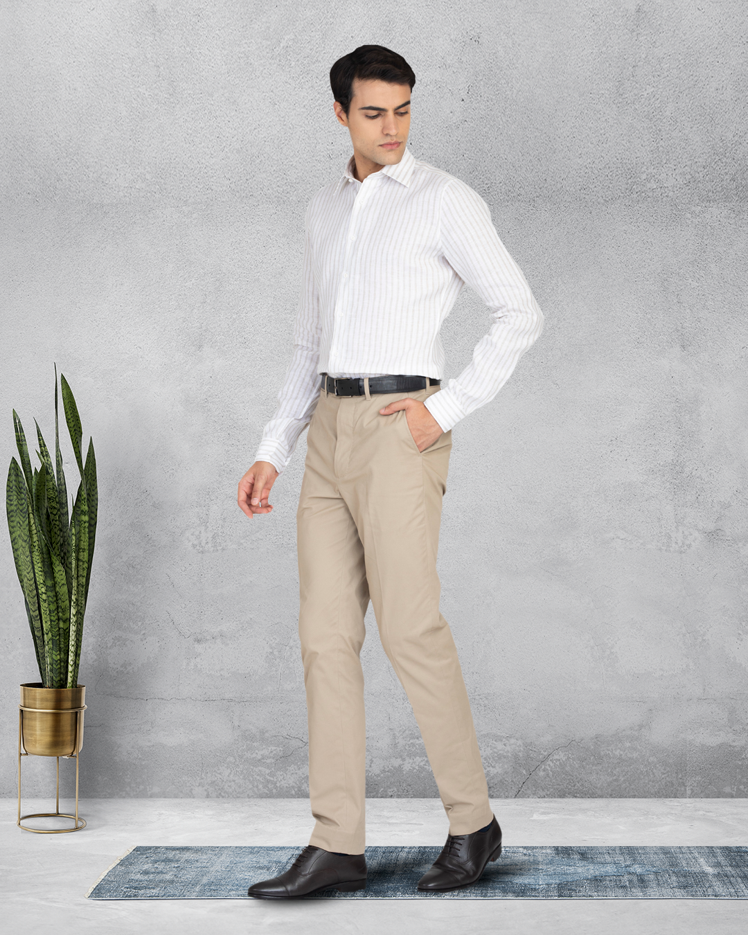 Genoa British Khaki Dress Pant