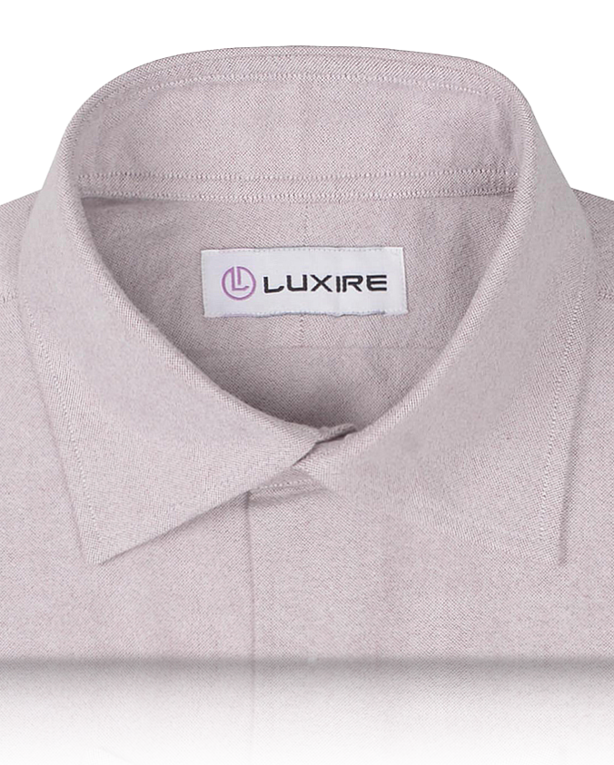 Light Pale Pink Brushed Oxford - 2