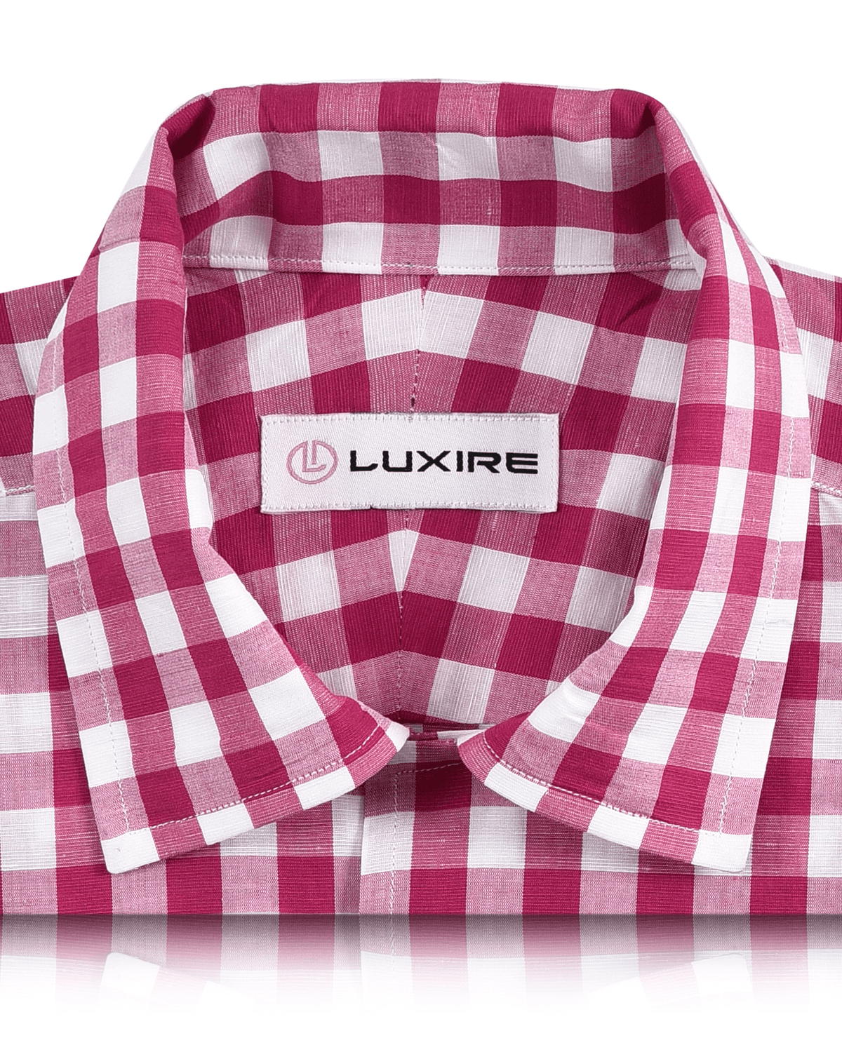Cotton Linen - Pink White Gingham - 2