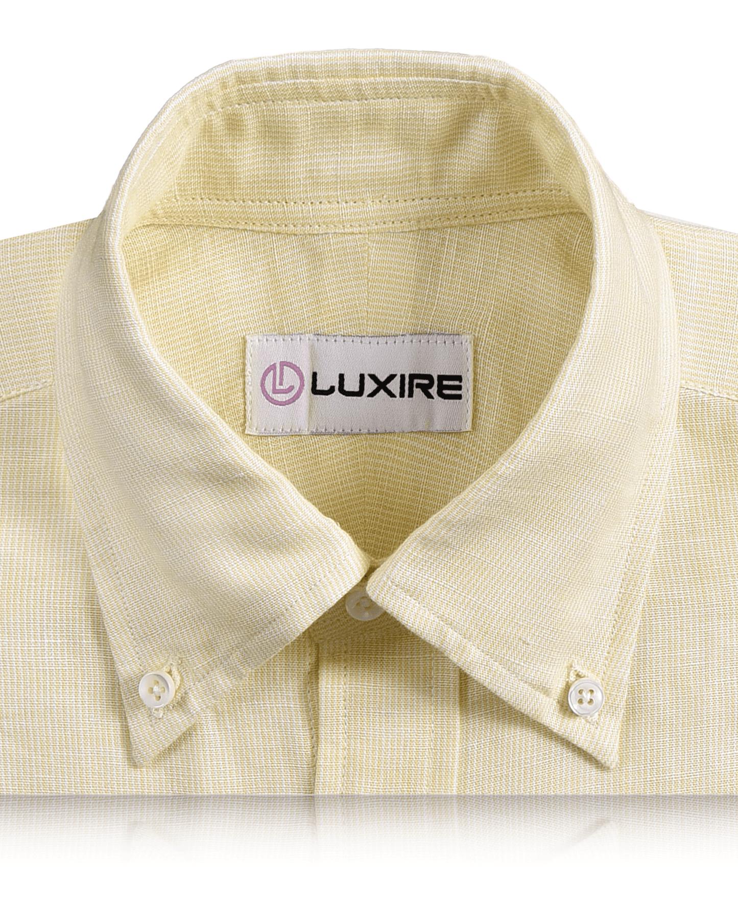 Linen Cotton: Pastel Yellow Chambray