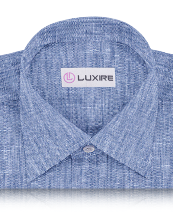 Dark Blue Linen Shirt