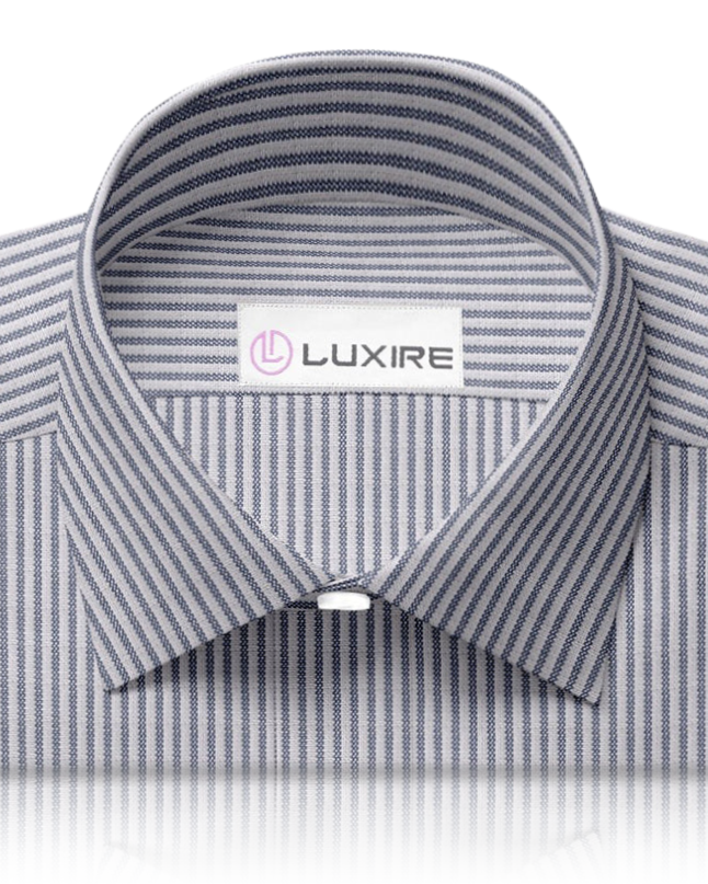 Blue White Stripes  Linen - 2