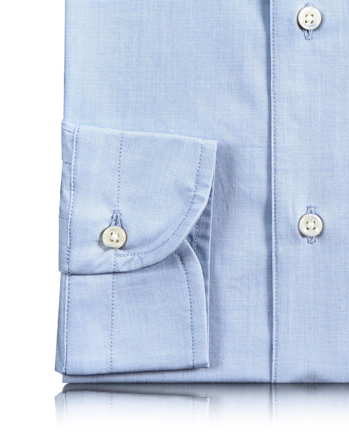 Brembana Powder Blue End On End Shirt