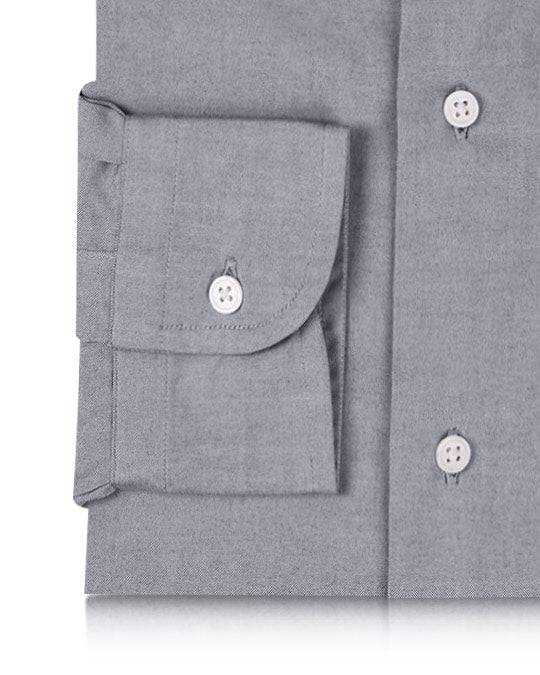 Grey Pinpoint Oxford Shirt