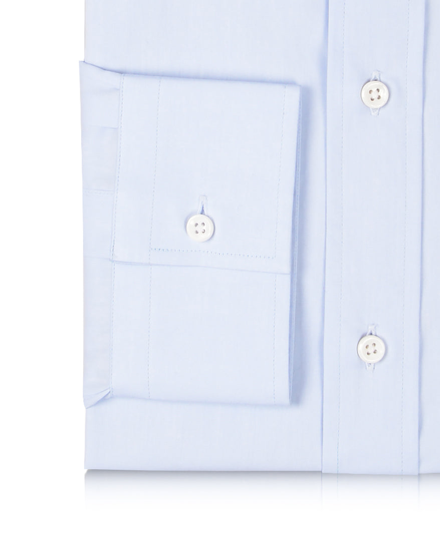 Light Blue Satin Dress Shirt