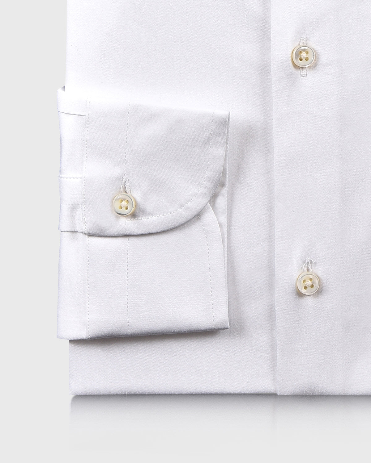 White Stretch Dress Shirt - 3