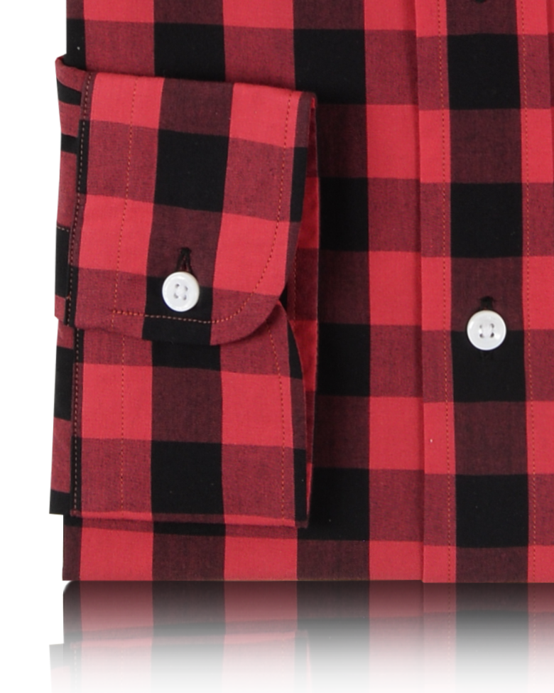 Turkey Red Buffalo Checks Shirt - 3
