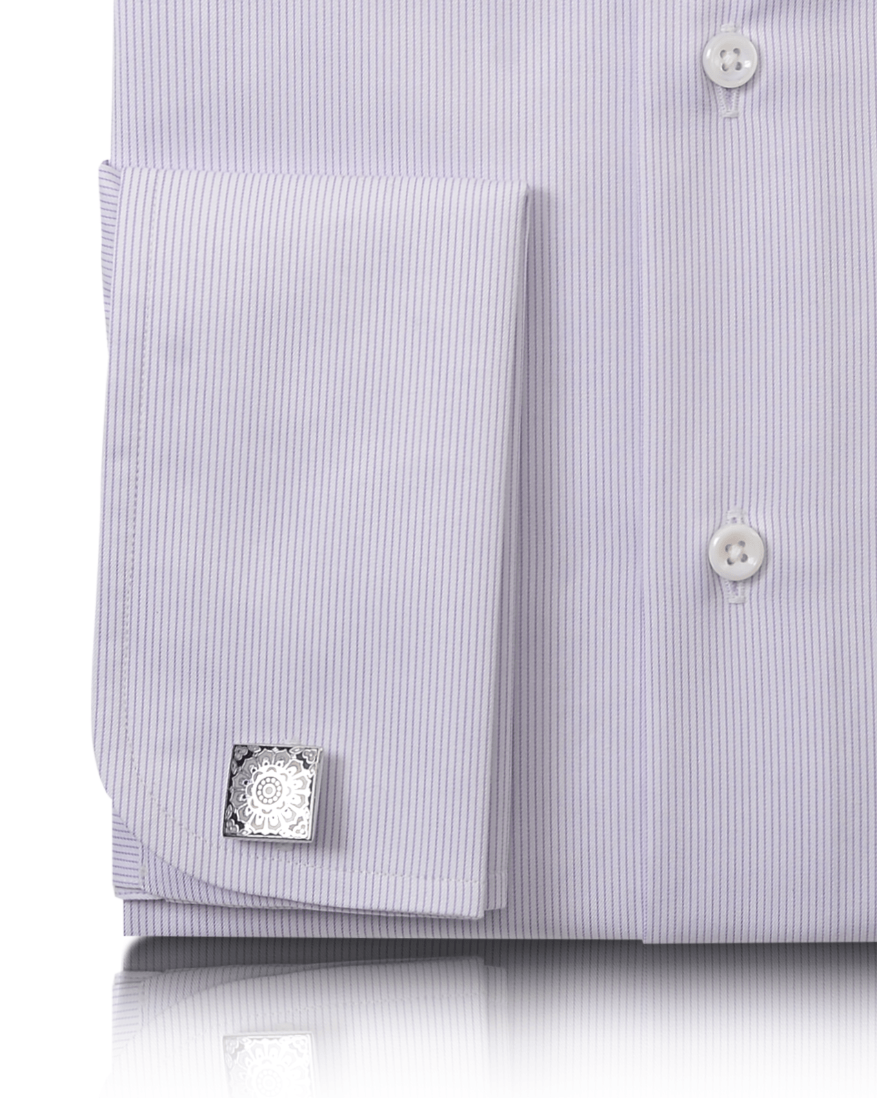 Mauve Pencil Stripes Shirt