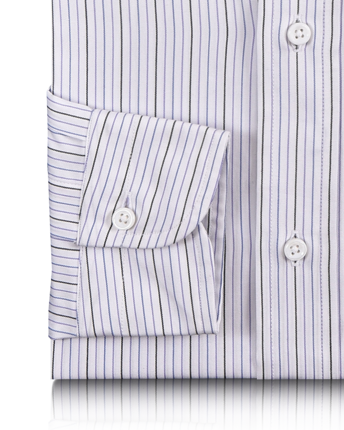 Monti Black Blue Pinstripes Shirt - 3