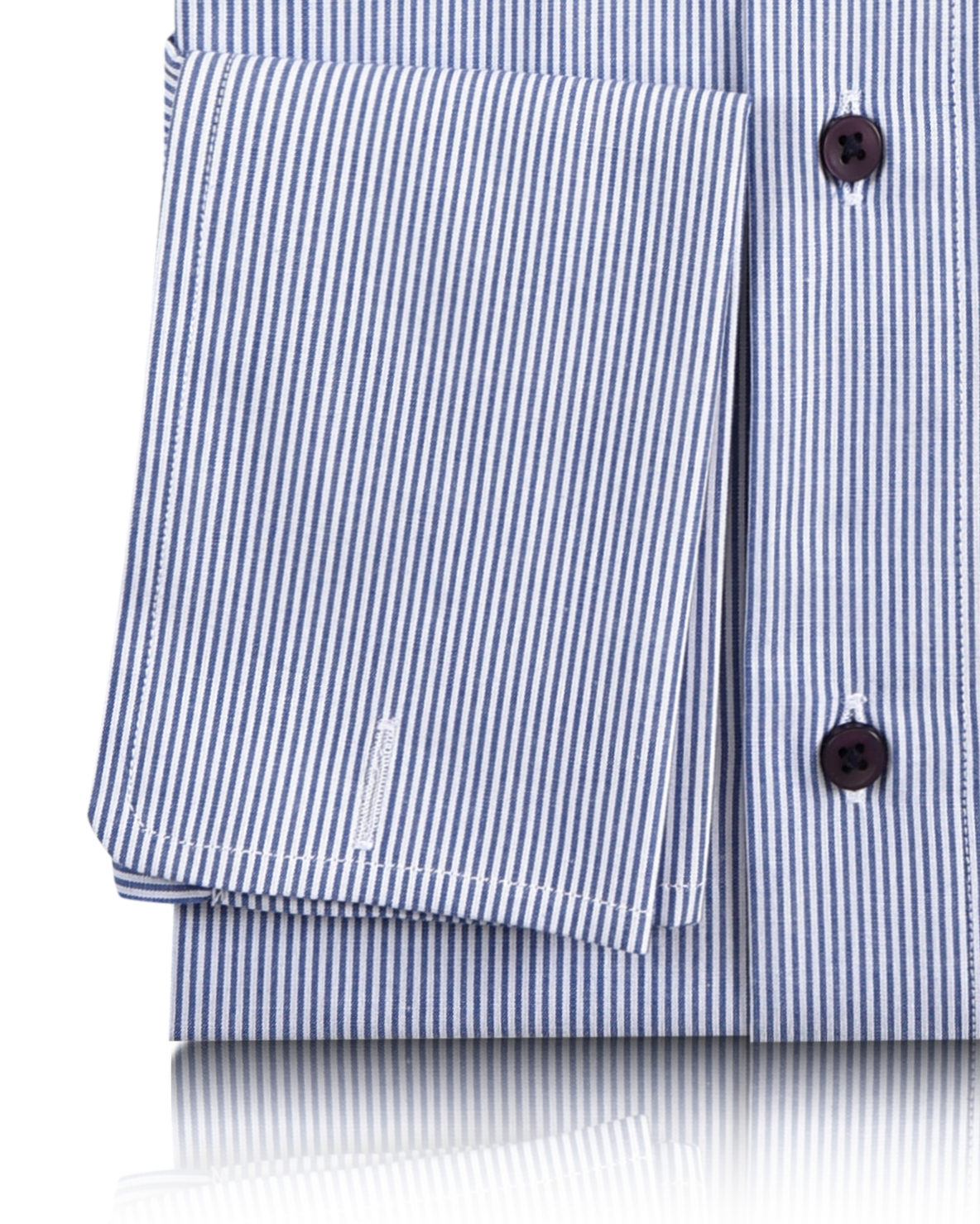 Navy Dress Stripes Shirt