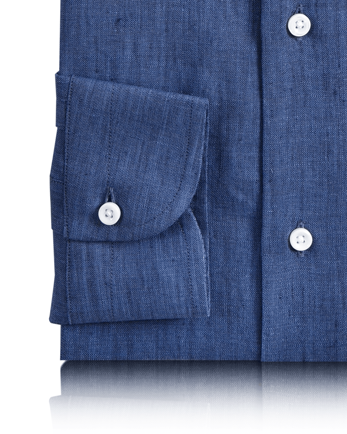 Cornflower Blue 100% linen Shirt - 3