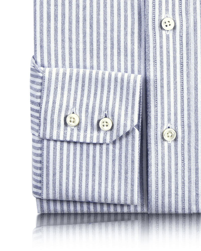 Indigo University Stripes Oxford