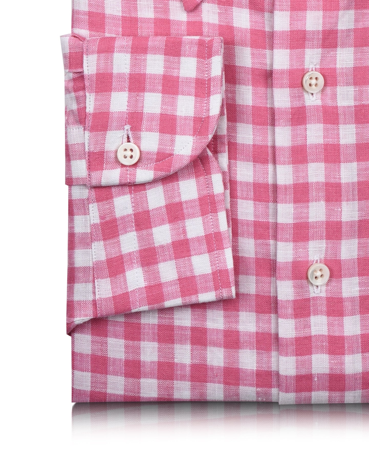 Pink Linen Gingham