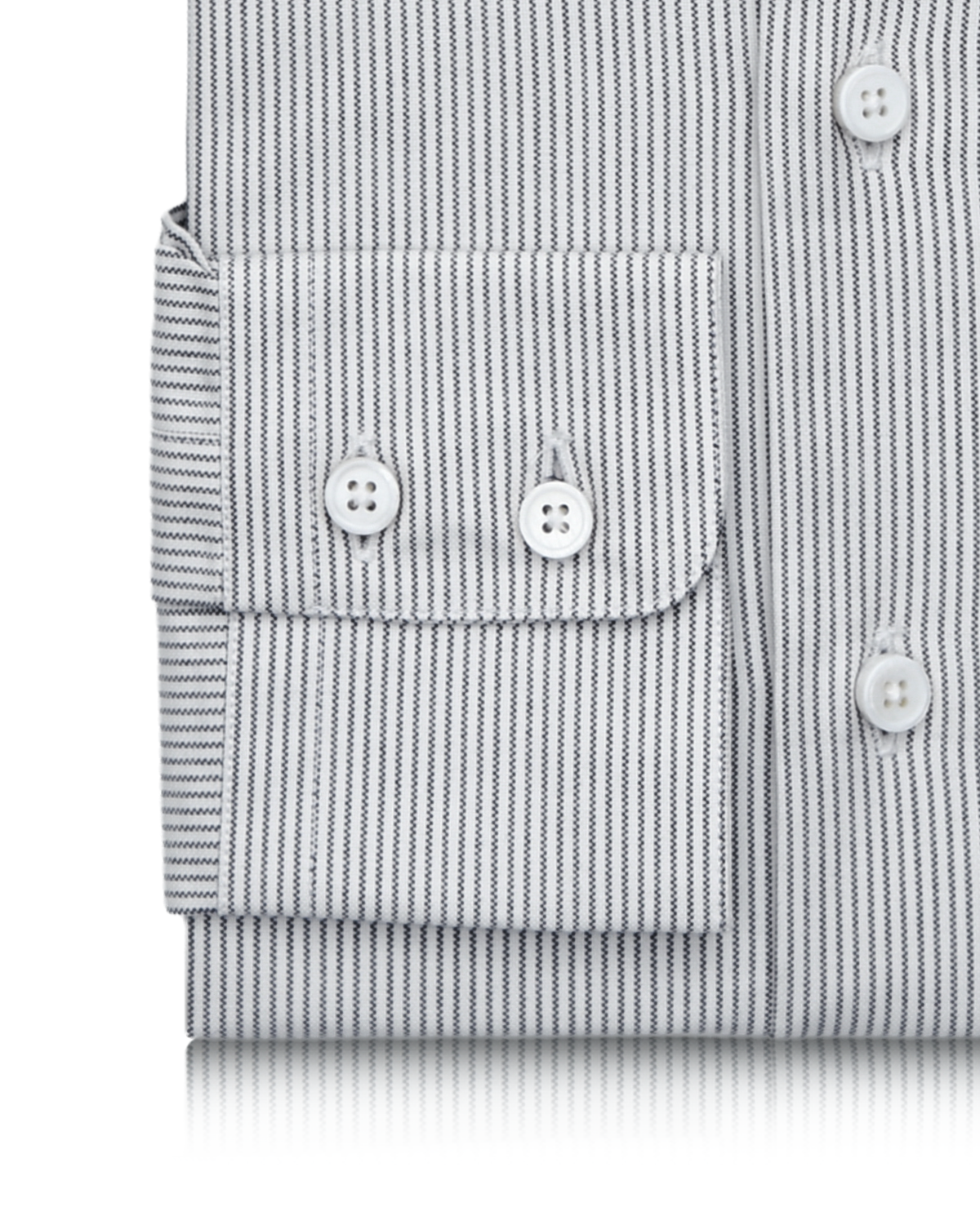 Black on White Pin Stripes - 3