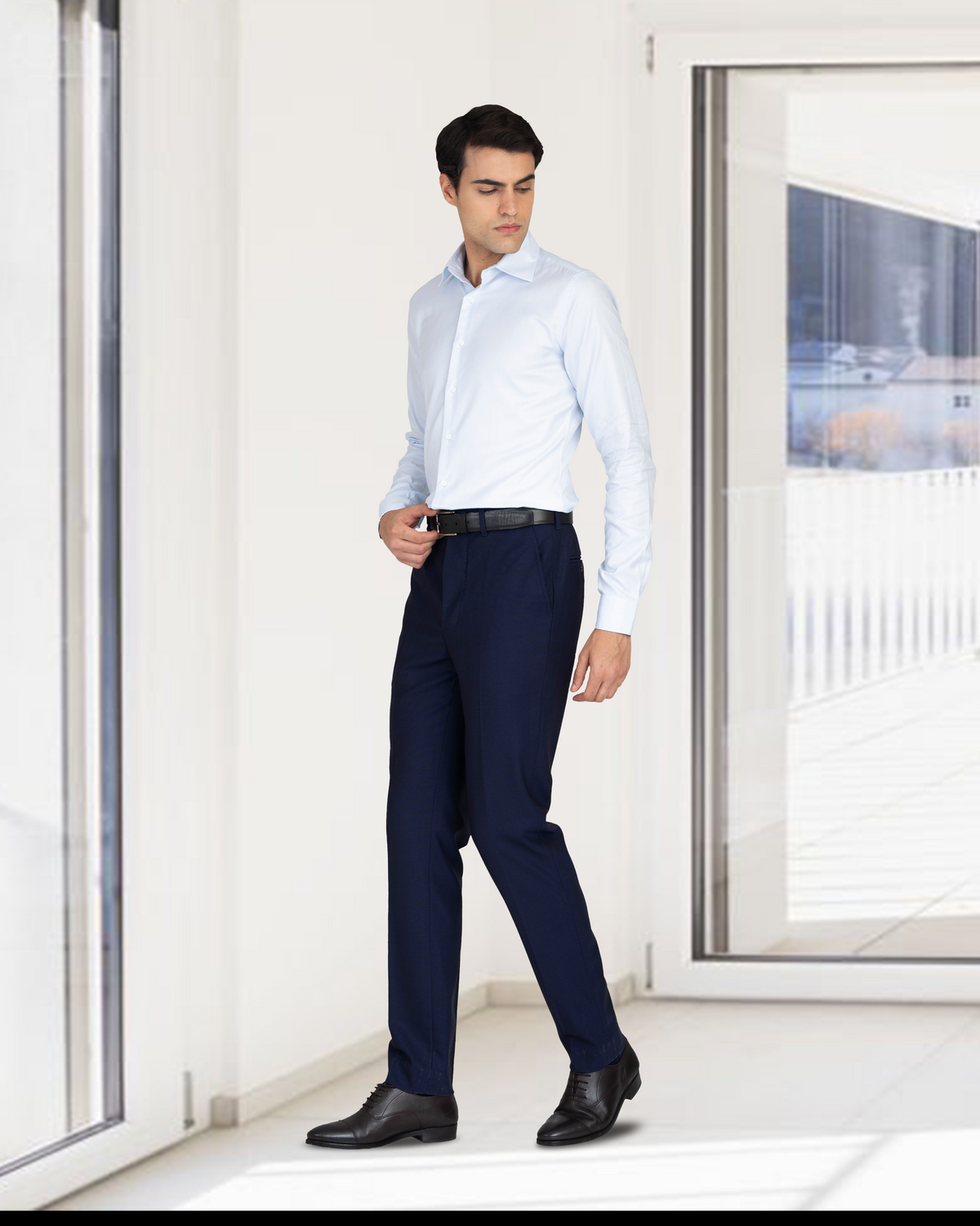 VBC - 4 Ply Tropical Wool: Navy Pant - 4