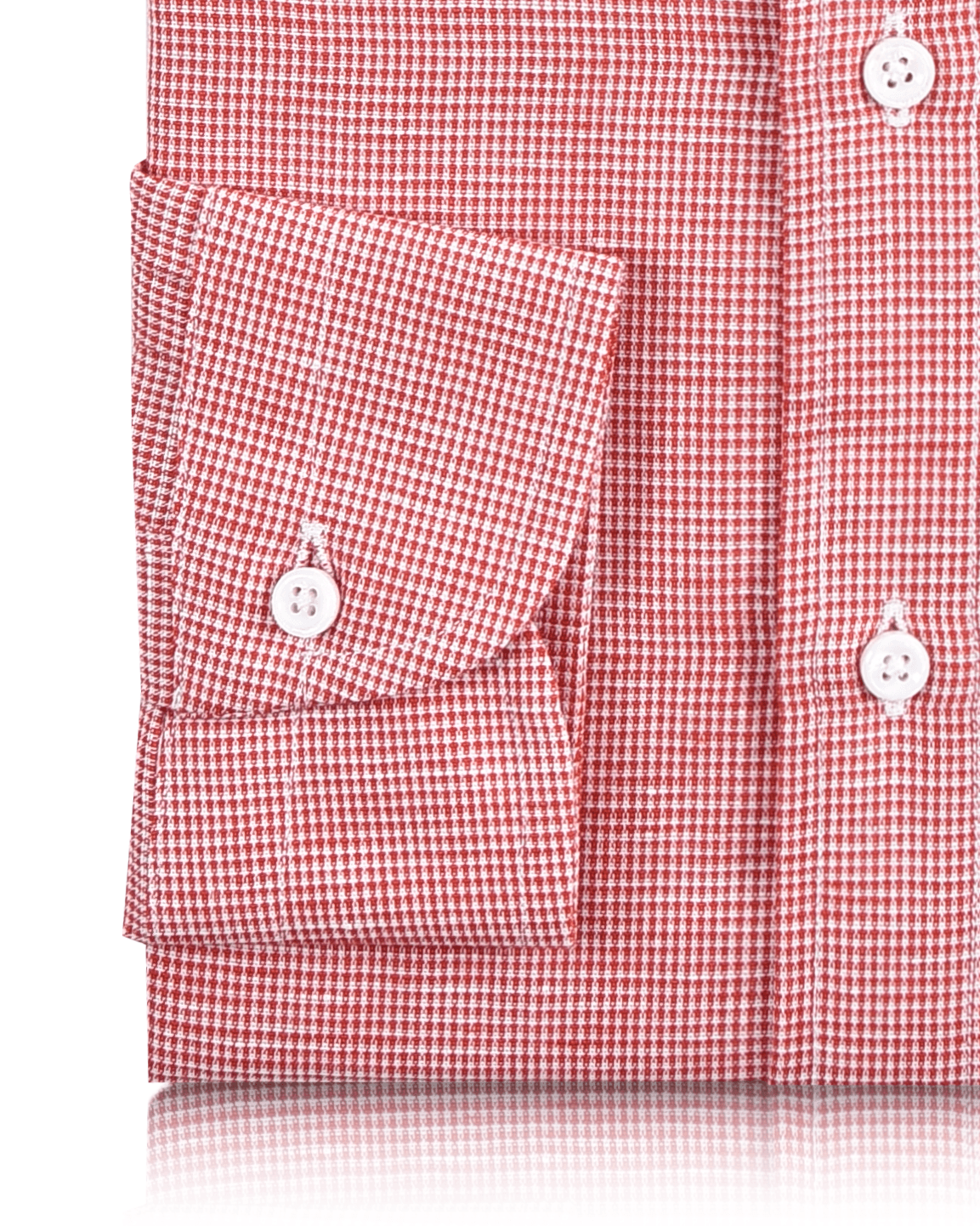 Cotton Linen: Red White Micro Checks