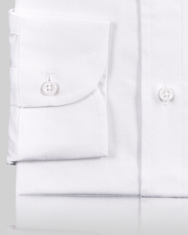 EZS White Pinpoint Oxford Shirt