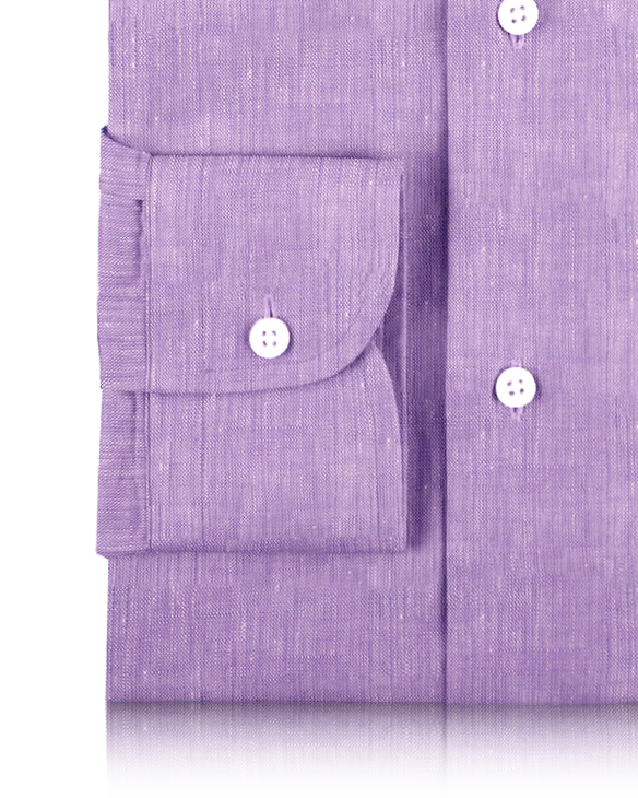 Cotton Linen: Plain Purple Chambray