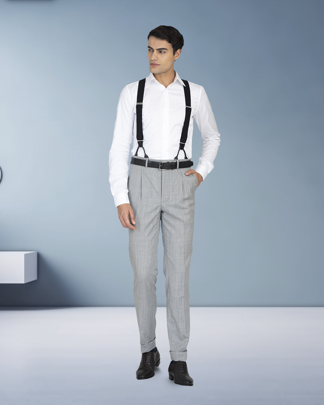 Washable Wool Grey Pant - 6