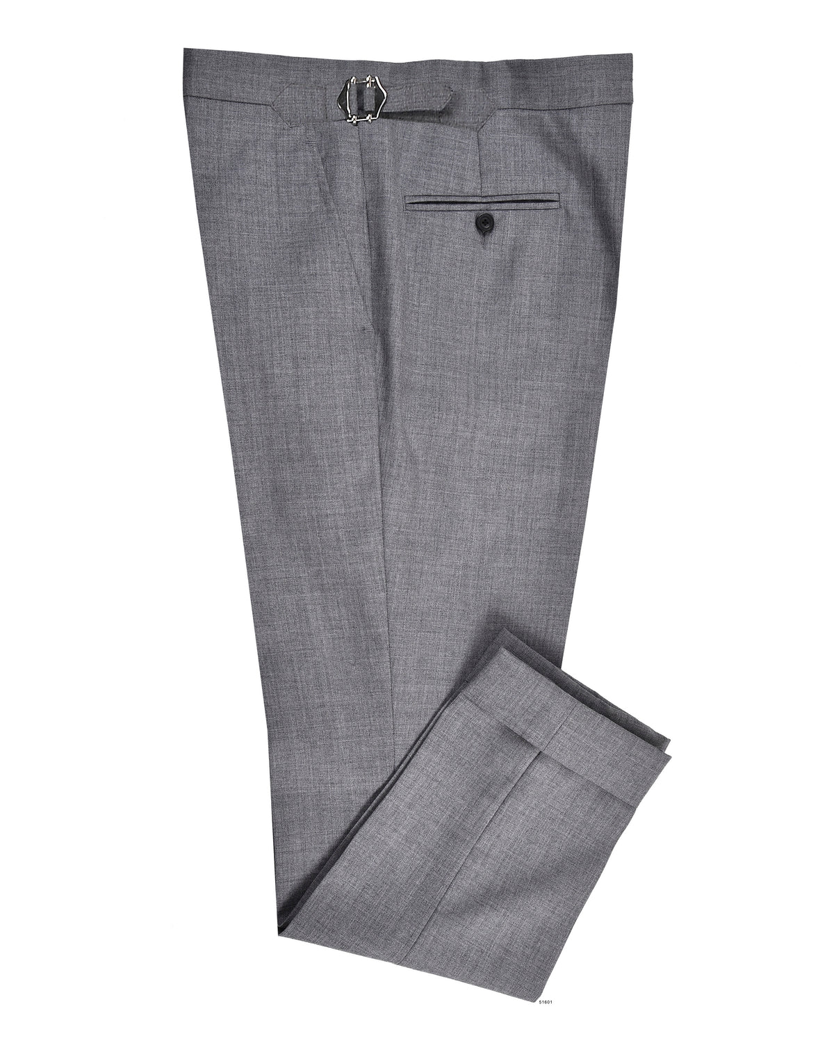 Dugdale Fine Worsted - Light Grey Plain - 1