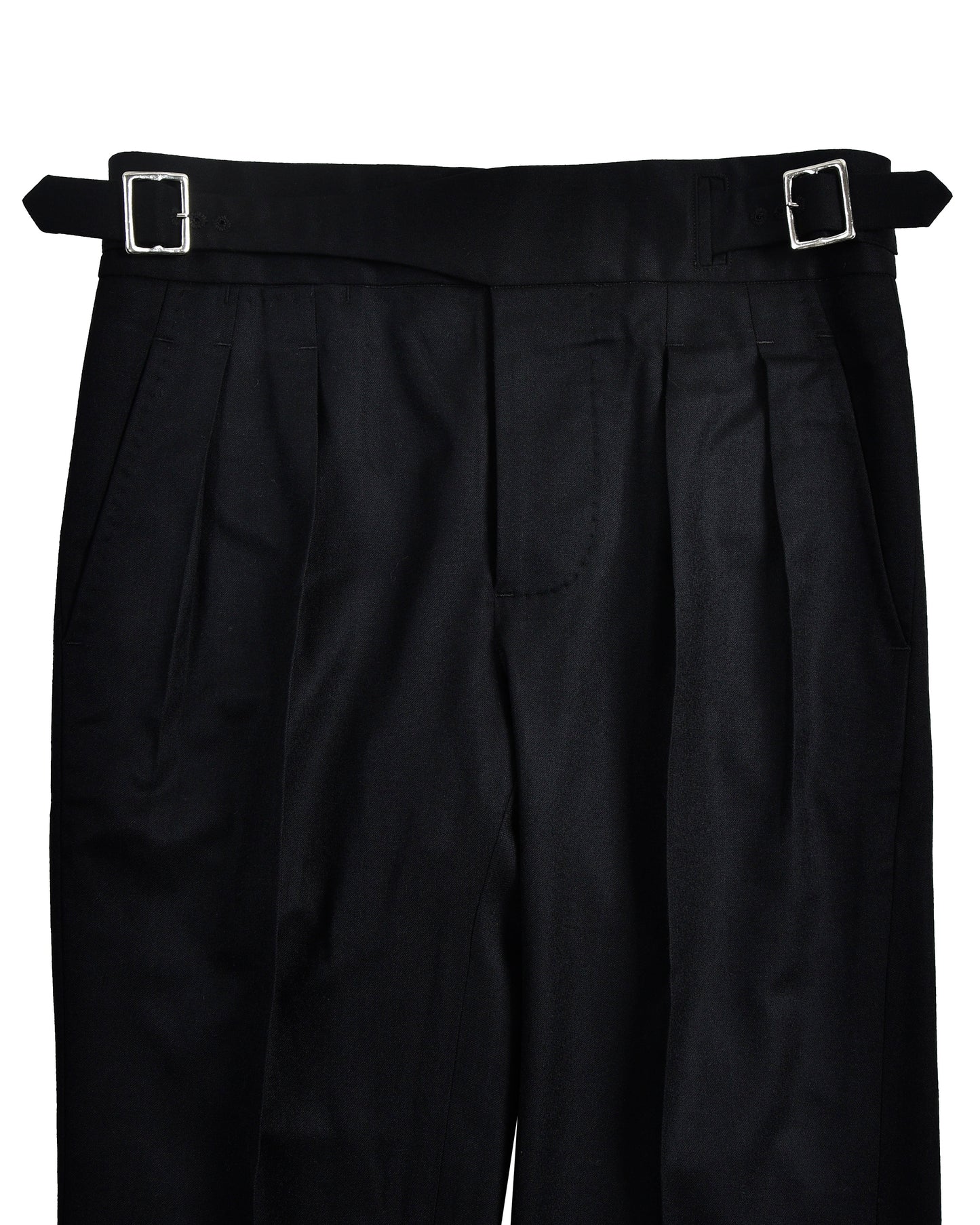 Gurkha Pant in VBC Black Wool Flannel