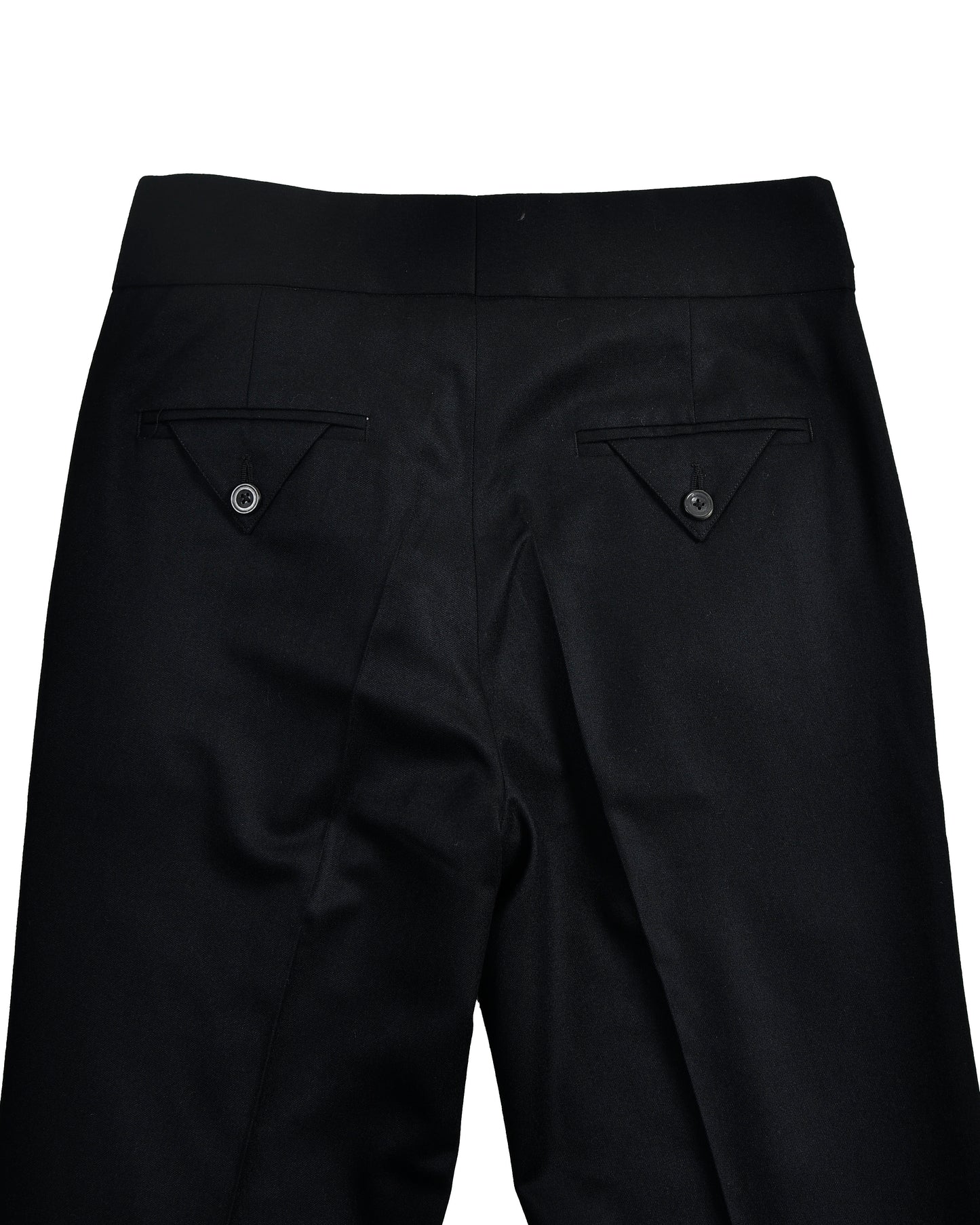 Gurkha Pant in VBC Black Wool Flannel