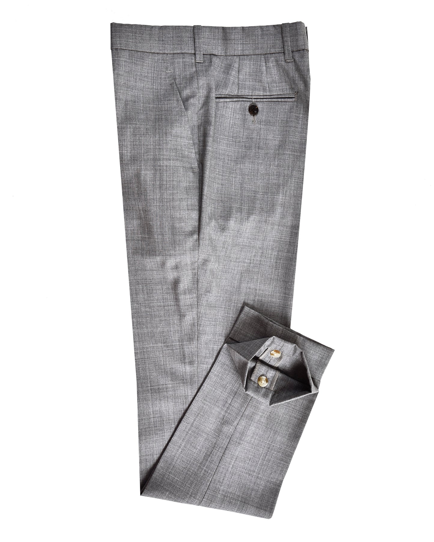 Vitale Barberis Canonico - 120s 2 Ply Summer Grey Dress Pant