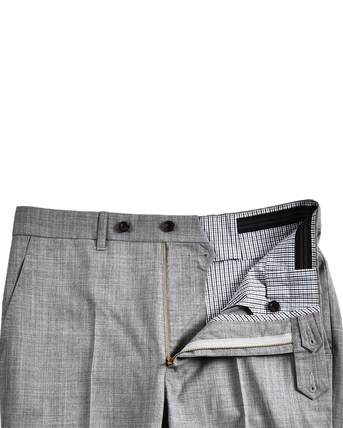 Vitale Barberis Canonico - 120s 2 Ply Summer Grey Dress Pant - 4
