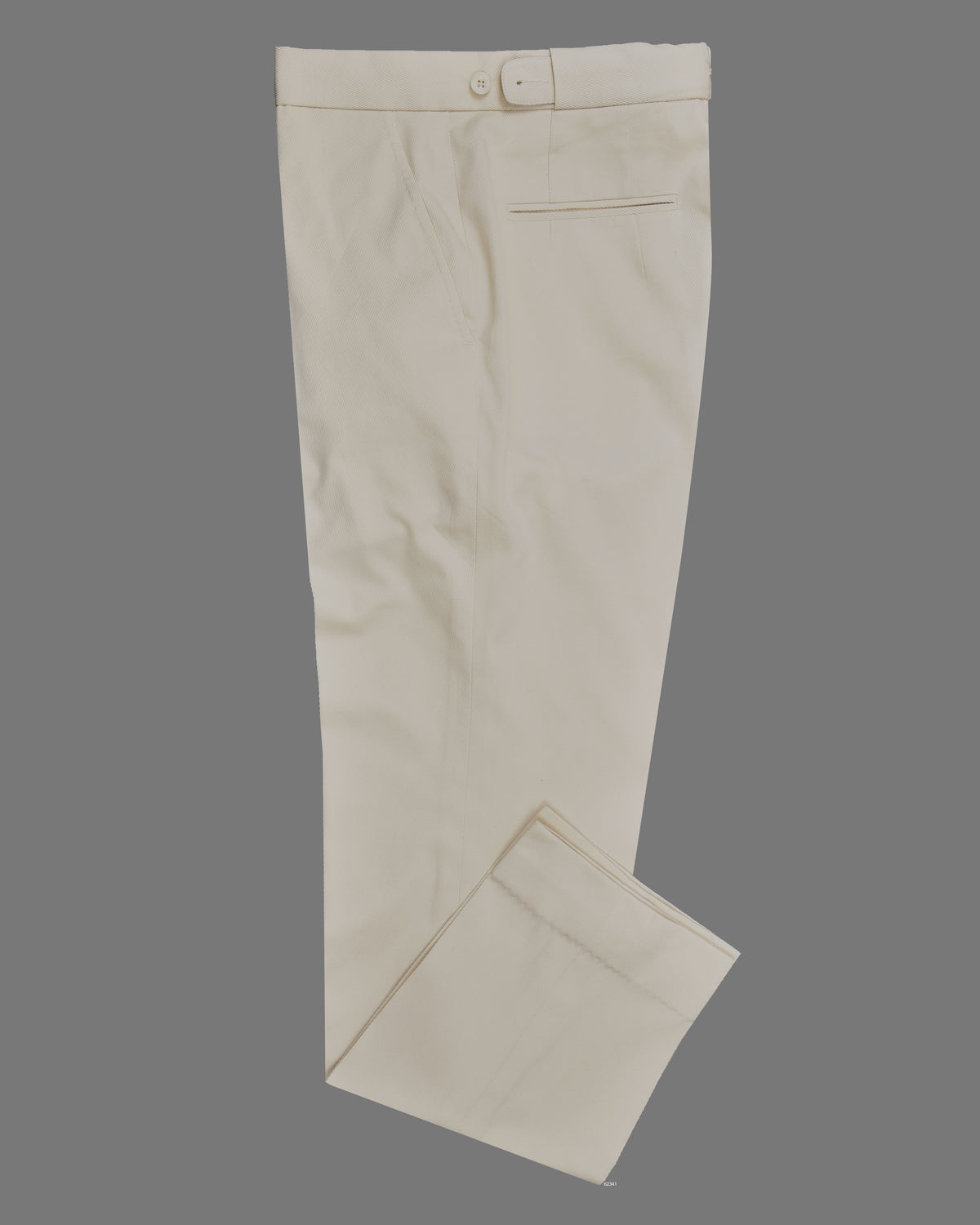 Dobby Cotton Lycra: Luscious Off-White - 1