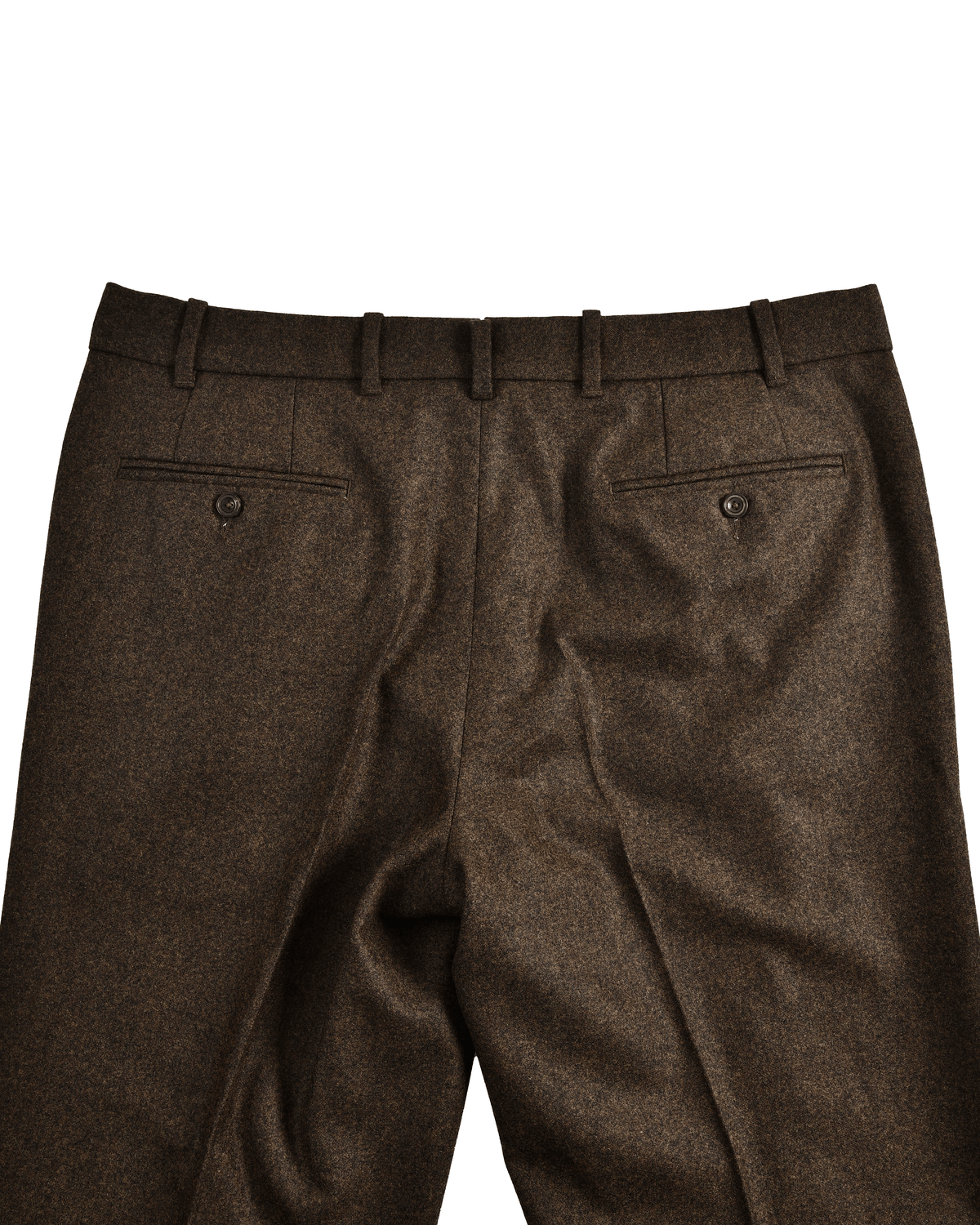 EThomas: Tobacco Brown Classic Flannel - 6