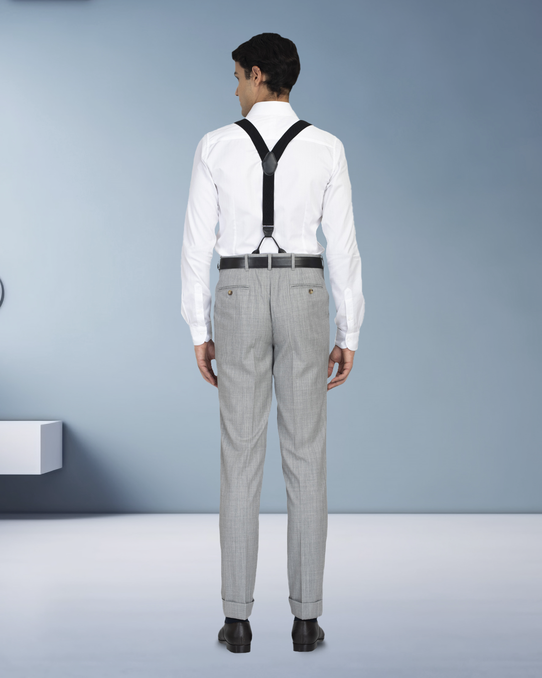 Washable Wool Grey Pant - 11