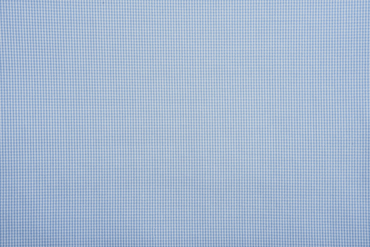 Light Blue Houndstooth Shirt - 5