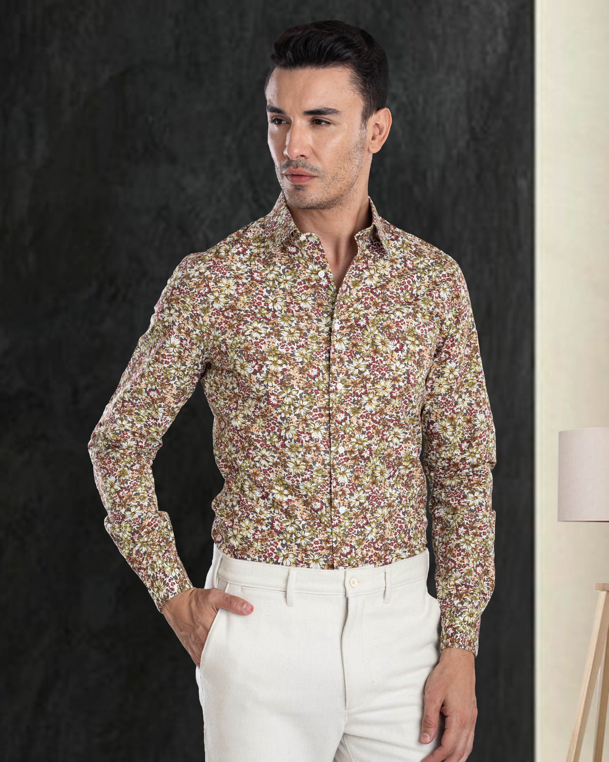 Cream Wool Chino - 6