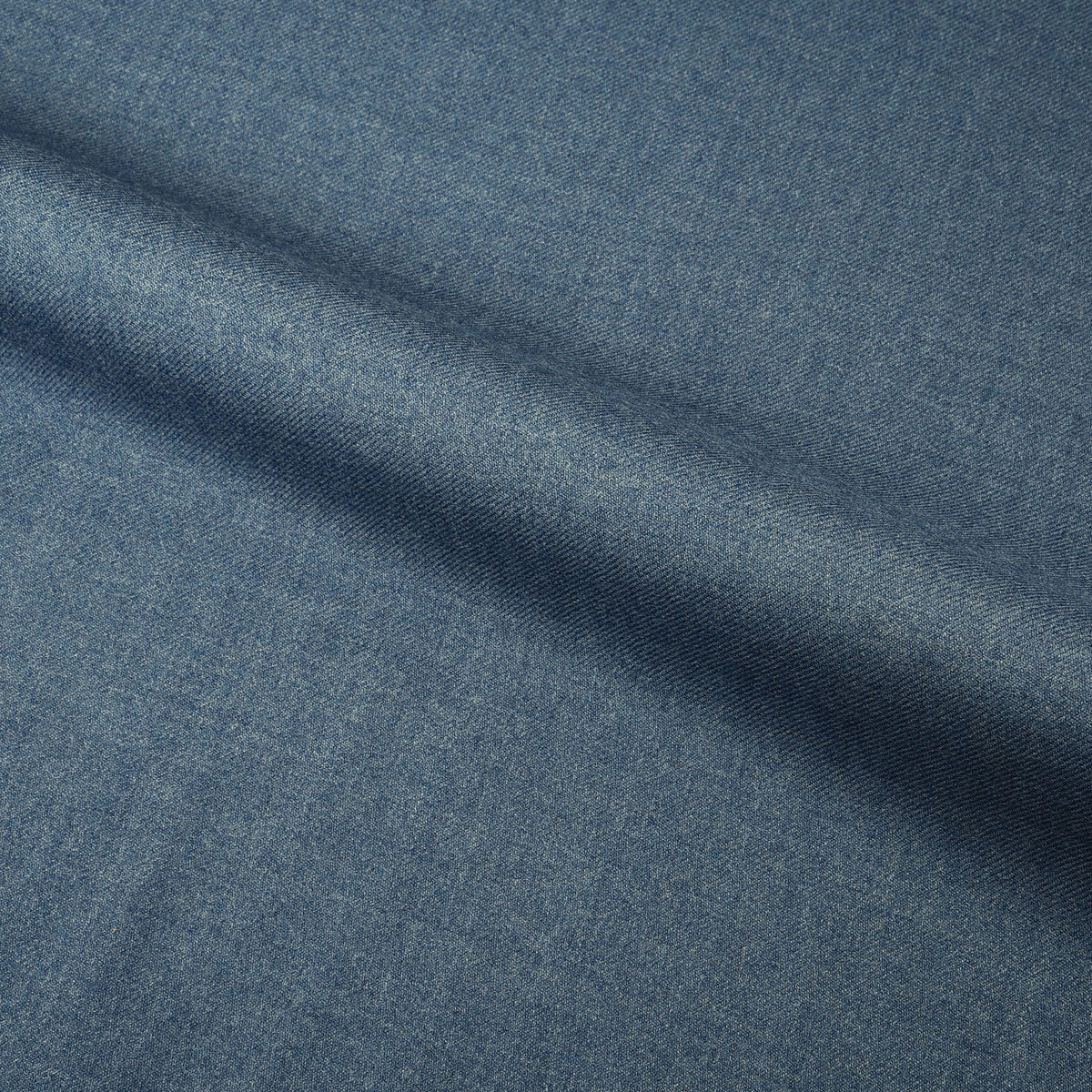 Dugdale Blueish Grey Wool Flannel Dress Pant - 2