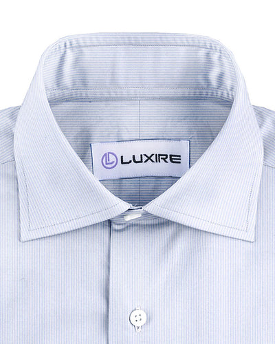 Blue Pinstripes Dress Shirt