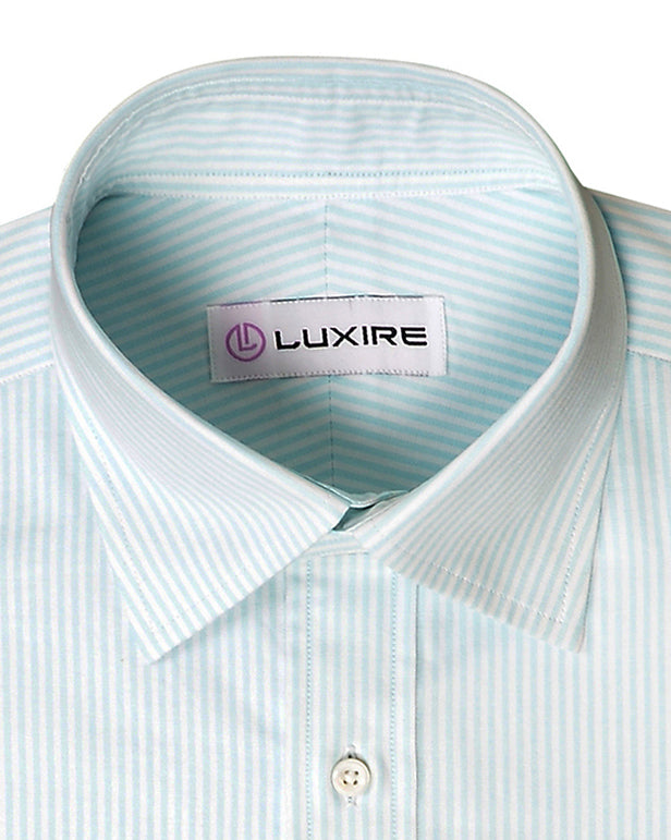 Sky Blue Dress Stripes Oxford - 2