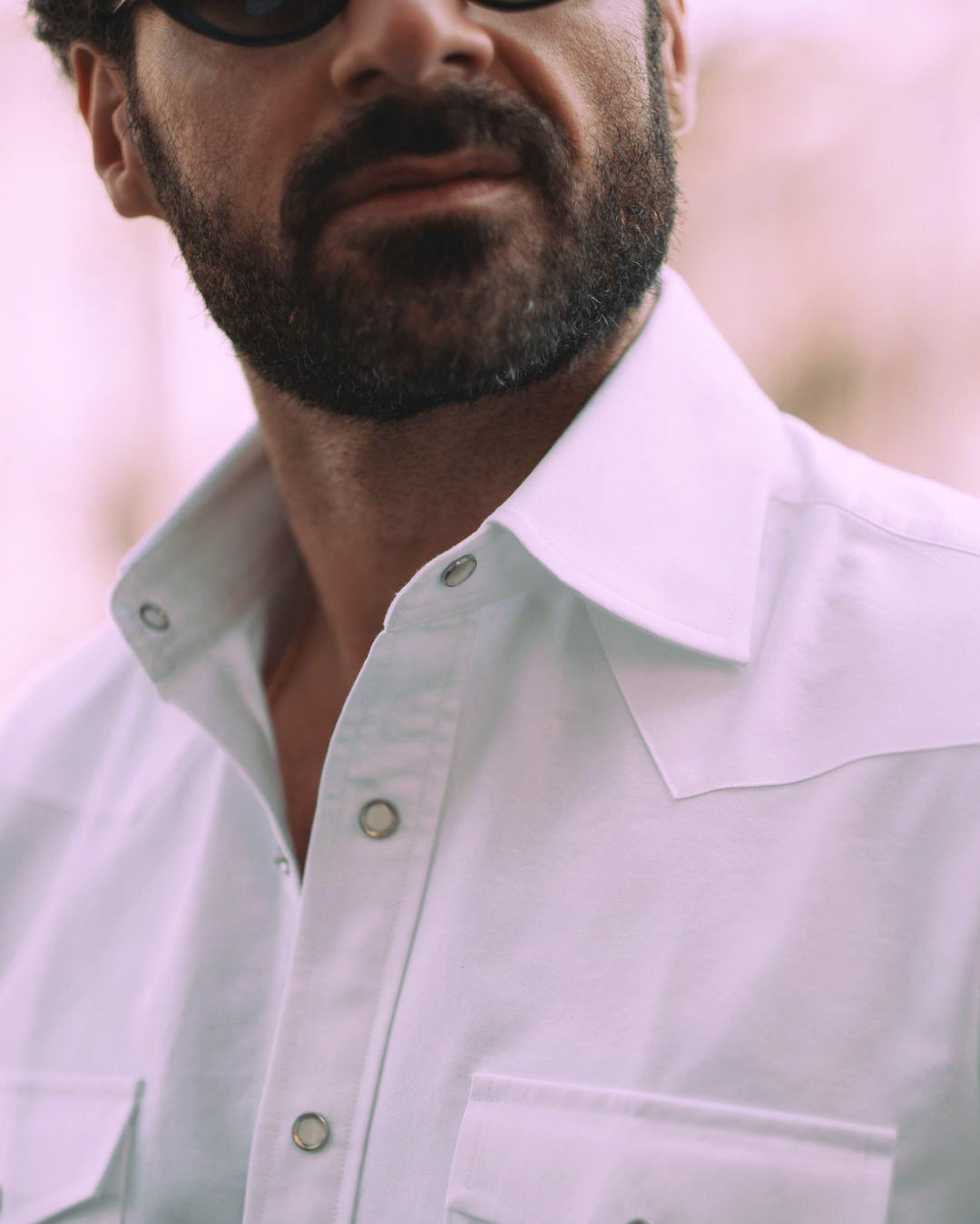 Warzone White Oxford Western Shirt - 3