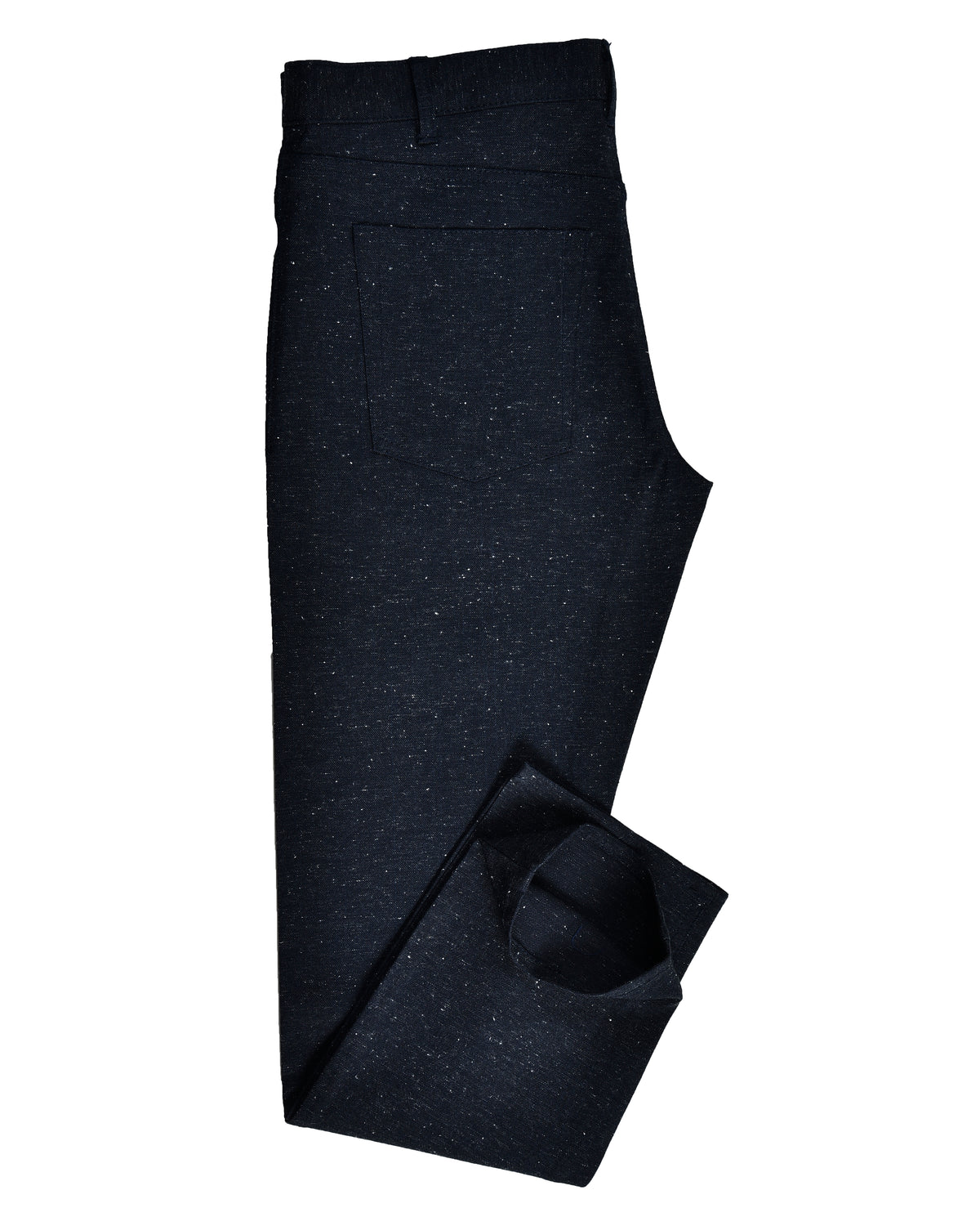 Denim: Navy Stretch Slub Jeans - 2