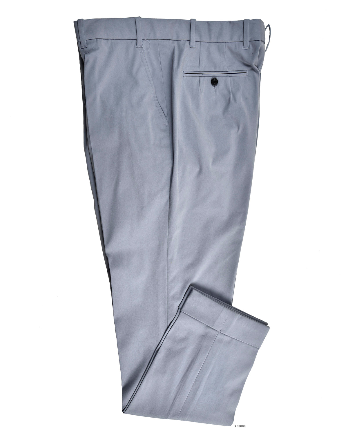 Light Grey Cotton Satin - 1