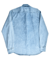 Fade Washed Light Blue Denim Chambray Shirt
